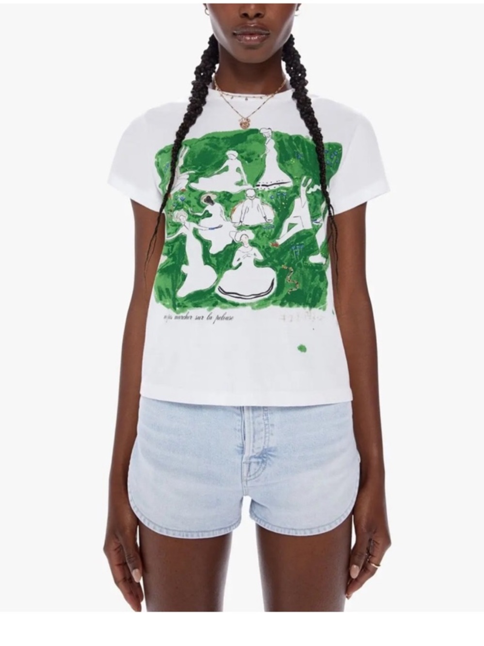 MOTHER The Lil Goodie Goodie Get Off The Grass Tee Shirt